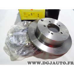 Jeu 2 disques de frein arriere plein 302mm diametre Bosch BD1222 0986479318 pour citroen C-crosser C4 aircross mitsubishi outlan