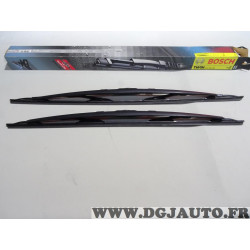 Jeu 2 balais essuie glace avec spoiler et gicleur 700mm + 650mm Bosch 703S 3397118205 pour mercedes vito W639 