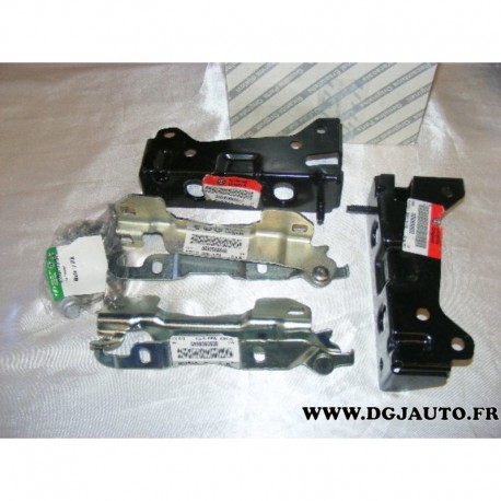 Kit charniere et support capot moteur pour alfa romeo 159 dont référence 60690594 50508645