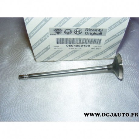 Soupape admission 504069199 pour fiat ducato iveco daily 2.3JTD 2.3TD 2.3 TD JTD