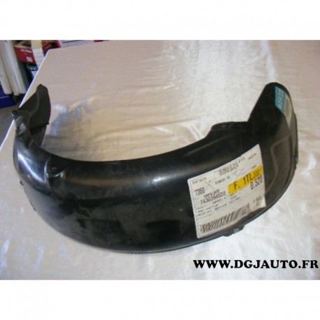 Pareboue passage de roue arriere droit 51766058 pour fiat doblo partir 2005 avec porte coulissante