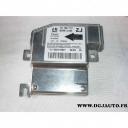 Centrale airbag boitier electronique 93177229 pour opel meriva A sans airbag lateral