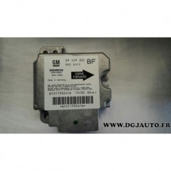 Centrale airbag boitier electronique siemens 5WK42925 9195635 pour opel astra G zafira A