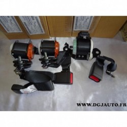 Kit ceinture de sécurité arrière 3 enrouleurs + 2 blocs attache ceinture 93195926 pour opel agila B partir 2008