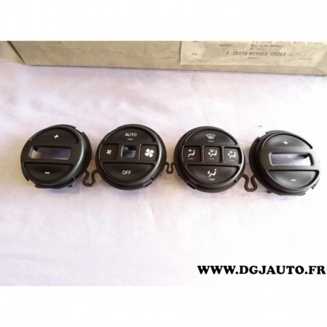 Ensemble de facade bouton poussoir commande ventilation climatisation 90544158 pour opel omega B