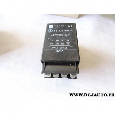 Relais boitier electronique phare automatique on off 13101741 pour opel vectra B astra G zafira A