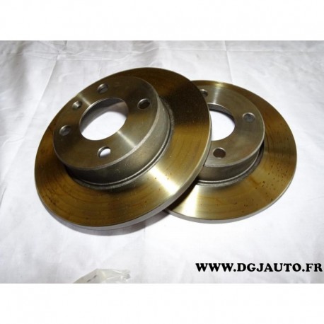 Paire disque de frein avant plein 236mm diametre NDF4322 pour skoda favorit felicia volkswagen caddy 2