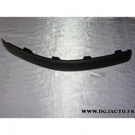 Moulure baguette droite de parechocs pare chocs avant 735364611 pour fiat panda 2 partir 2003