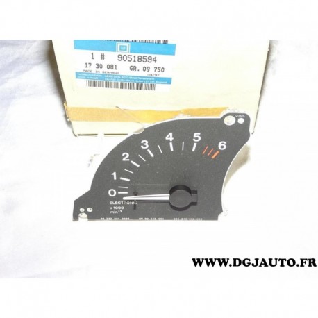 Compte tour compteur de vitesse VDO 90518594 pour opel astra F diesel