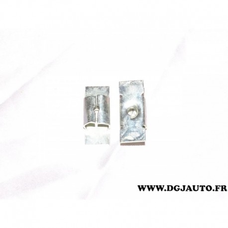 Lot 2 ecrous fixation isolant compartiment moteur 90559216 pour opel omega B vectra C signum