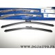 Paire balais essuie glace aerovision souple 550mm + 480mm 71805138 pour fiat stilo