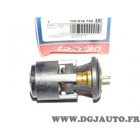 Calorstat thermostat eau 100616 pour seat arosa cordoba 1 2 I II ibiza 2 3 4 II III IV inca leon toledo skoda fabia felicia octa