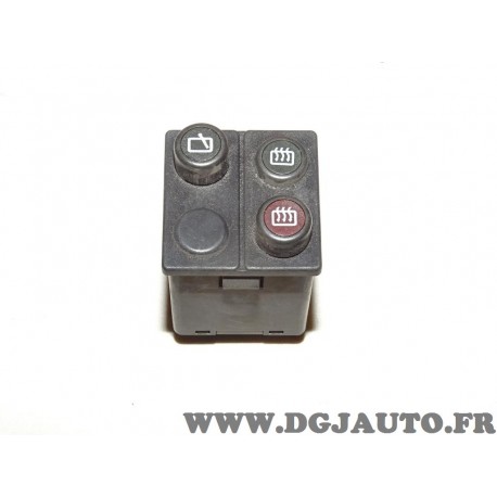 Platine boutons commande desambuage essuie glace lunette arriere 545383 pour alfa romeo 33 de 1984 à 1987