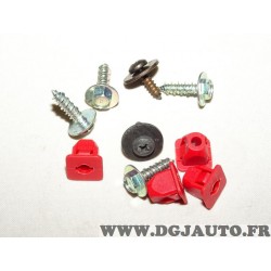 Kit fixation vis et taquets parechocs pare-chocs arriere 71751819 pour fiat bravo 2 II de 2007 à 2009 