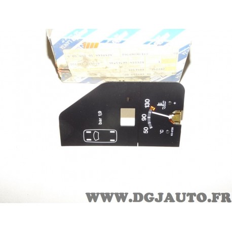 Indicateur temperature eau thermometre bloc compteur de vitesse 9938929 pour fiat fiorino de 1991 à 1993 