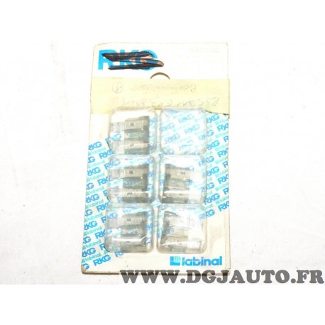 1 Blister 5 fusibles standard 2A RGK 932160 pour renault peugeot citroen volkswagen audi skoda seat fiat lancia alfa romeo merce