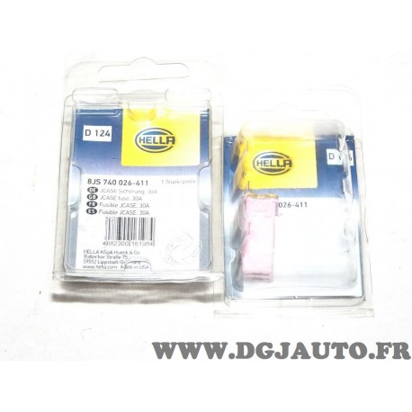 1 Fusible Jcase rose 30A 8JS740026-411 pour renault peugeot citroen volkswagen audi skoda seat fiat lancia alfa romeo mercedes B