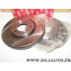 Paire disques de frein avant 302mm diametre ventilé DDF1372 pour fiat freemont lancia chrysler voyager dodge caravan 