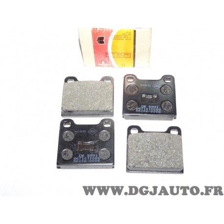 Jeux 4 plaquettes de frein 8671010066 pour volkswagen polo 1 2 I II jetta audi 80 