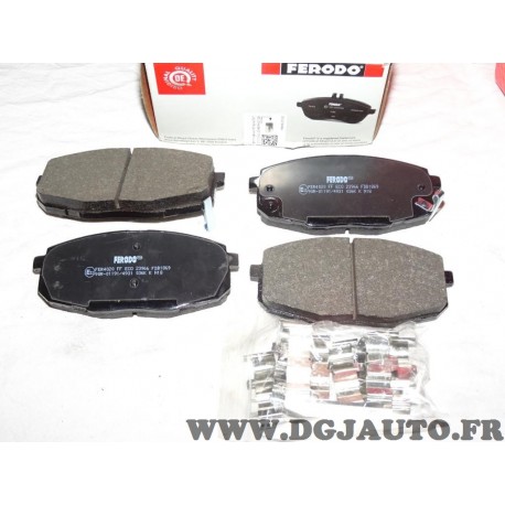 Jeux 4 plaquettes de frein avant montage mando FDB1869 pour hyundai elantra i30 kia carens 1 2 I II ceed cerato 