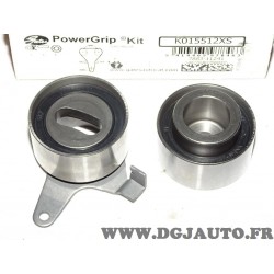 Ensemble galets tendeur + enrouleur courroie de distribution (non incluse) Gates K015512XS pour mazda 323 BA BJ 1.5 1.6 essence 