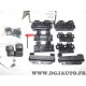 Kit pieds fixation barre de toit Thule KIT4012 pour opel insignia partir de 2008 