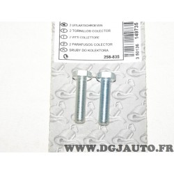 Blister 2 vis boulon fixation echappement silencieux collecteur tuyau 35mm Bosal 258835 pour divers véhicules fiat alfa romeo la