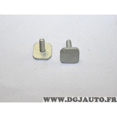 1 Vis tete carré fixation parechocs pare-chocs Fiat 7628035 pour fiat punto 1 uno elba mille ducato fiorino strada 