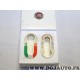 Lot 2 coques de clé telecommande Fiat 71805962 pour fiat 500 