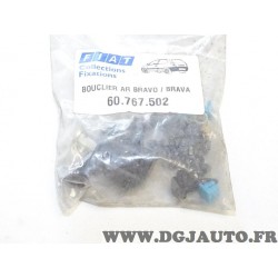 Kit agrafes fixation parechocs pare-chocs arriere Fiat 60767502 pour fiat brava bravo 