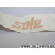 Bande autocollante logo motif aile arriere Sole Fiat 46555221 pour fiat punto 1 soleil de 1997 à 1999 (pliure sans réclamation) 