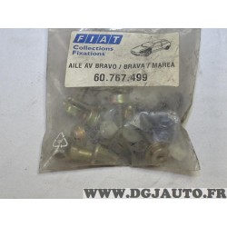 Kit agrafes fixation aile avant Fiat 60767499 pour fiat brava bravo marea 