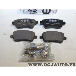 Jeux 4 plaquettes de frein arriere montage girling Fiat 77364169 pour fiat croma 2 II partir de 2005 