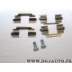 Kit fixation plaquettes de frein avant Fiat 77365790 pour lancia ypsilon de 2003 à 2011 