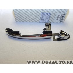 Poignée de porte avant gauche chrome Fiat 735553380 pour fiat 500L de 2012 à 2017 