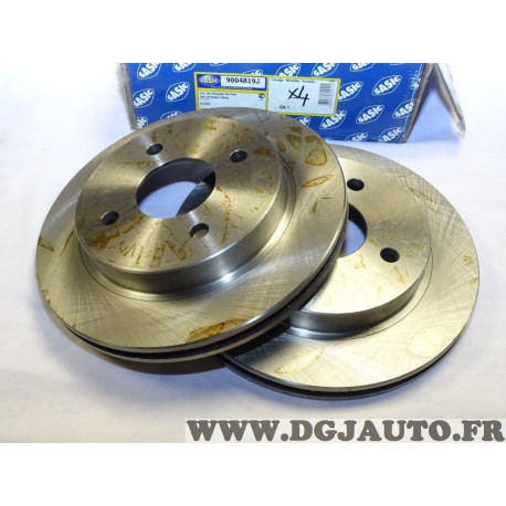 Paire disques de frein arriere ventilé 252.3mm diametre Sasic 9004819J pour ford mondeo 1 2 I II scorpio 2 II 