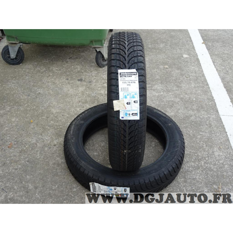 Lot 2 pneus for hiver it Blizzak shop 132.92 NEUF 70 buy DOT3018, just Bridgestone DGJAUTO 155 84Q 19 on LM500 our 155/70/19