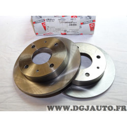 Paire disques de frein avant plein 230mm diametre Ferodo DDF1077 pour hyundai atos 