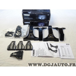 Kit pieds fixation barre de toit Thule 951 pour vehicules avec gouttieres hauteur 15cm