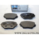 Jeu 4 plaquettes de frein avant montage akebono Ferodo FDB1514 pour toyota RAV4 de 2000 à 2005 honda shuttle odyssey 