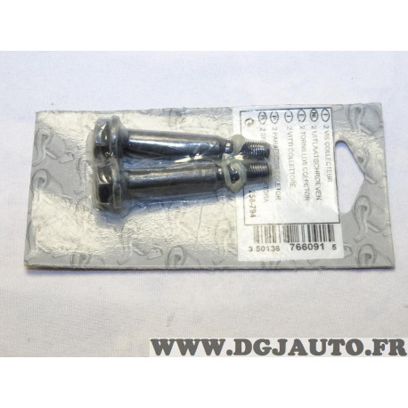 Lot 2 vis boulon fixation tuyau tube echappement Bosal 258-794 pour opel astra F G calibra corsa B tigra A kadett E vectra A B z