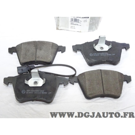 Jeu 4 plaquettes de frein avant montage teves Norauto NRP1654 pour ford galaxy 1 seat alhambra volkswagen sharan 