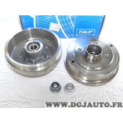 Paire tambours de frein arriere avec roulement de roue SKF VKBD0112 pour renault 19 R19 clio 1 2 I II twingo