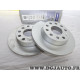 Paire disques de frein arriere plein 256mm diametre Norauto ND9920 pour audi A3 seat altea toledo 3 III skoda octavia 2 II super