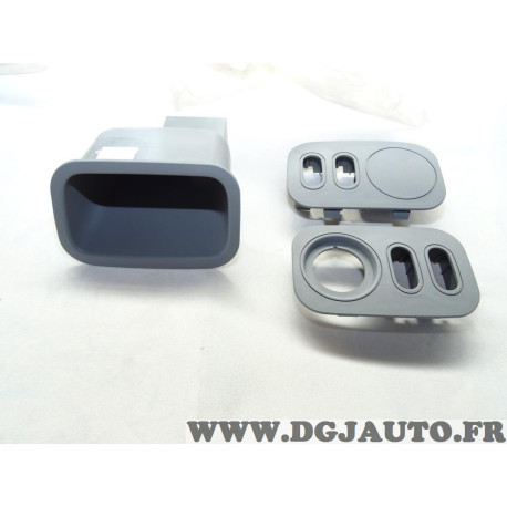 Vide poche + 2 moulures support bouton commande tableau de bord Renault 7701208844 pour renault kangoo 