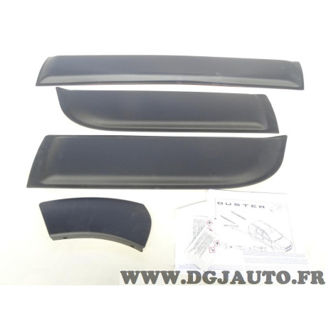 Lot 3 moulures baguette protection porte (manque avant gauche) Renault 808725725R pour dacia duster de 2010 à 2017 