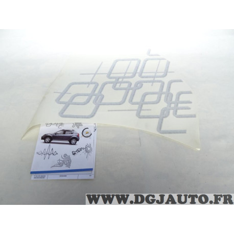 Autocollant decoration sport aile arriere Renault 7702270501 pour dacia sandero logan 