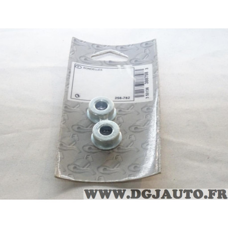 Lot 2 bagues fixation ressort tuyau echappement Bosal 258-782 pour citroen AX BX C2 C3 C15 berlingo jumper jumpy saxo xantia XM 