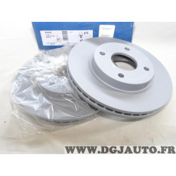 Jeu 2 disques de frein avant ventilé 258mm diametre Bosch BD2726 0986479E80 pour ford ka+ partir de 2014 