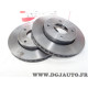 Jeu 2 disques de frein avant ventilé 256mm diametre Brembo 09.9991.11 pour mitsubishi colt 6 VI smart forfour 